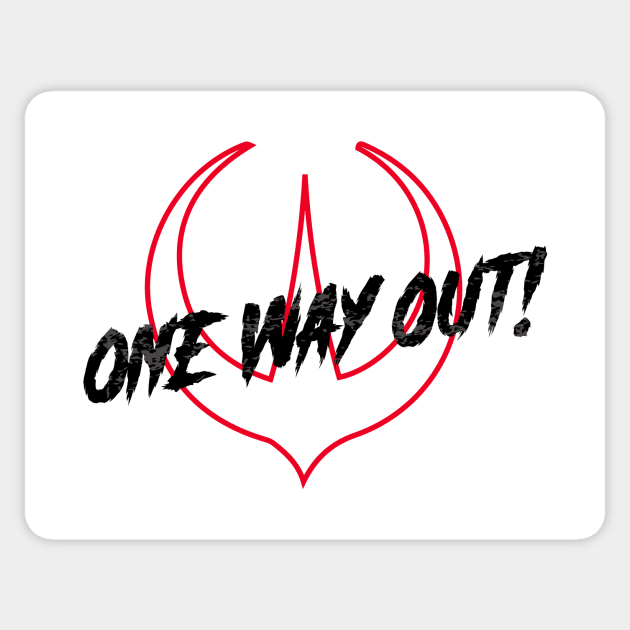 ONE WAY OUT #ANDOR Sticker by Galactee 99